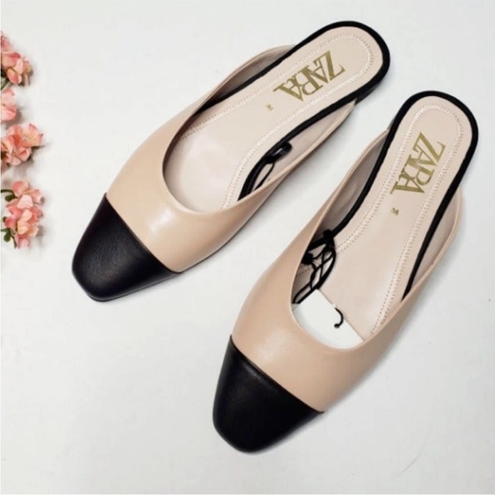 Zara slip on mules